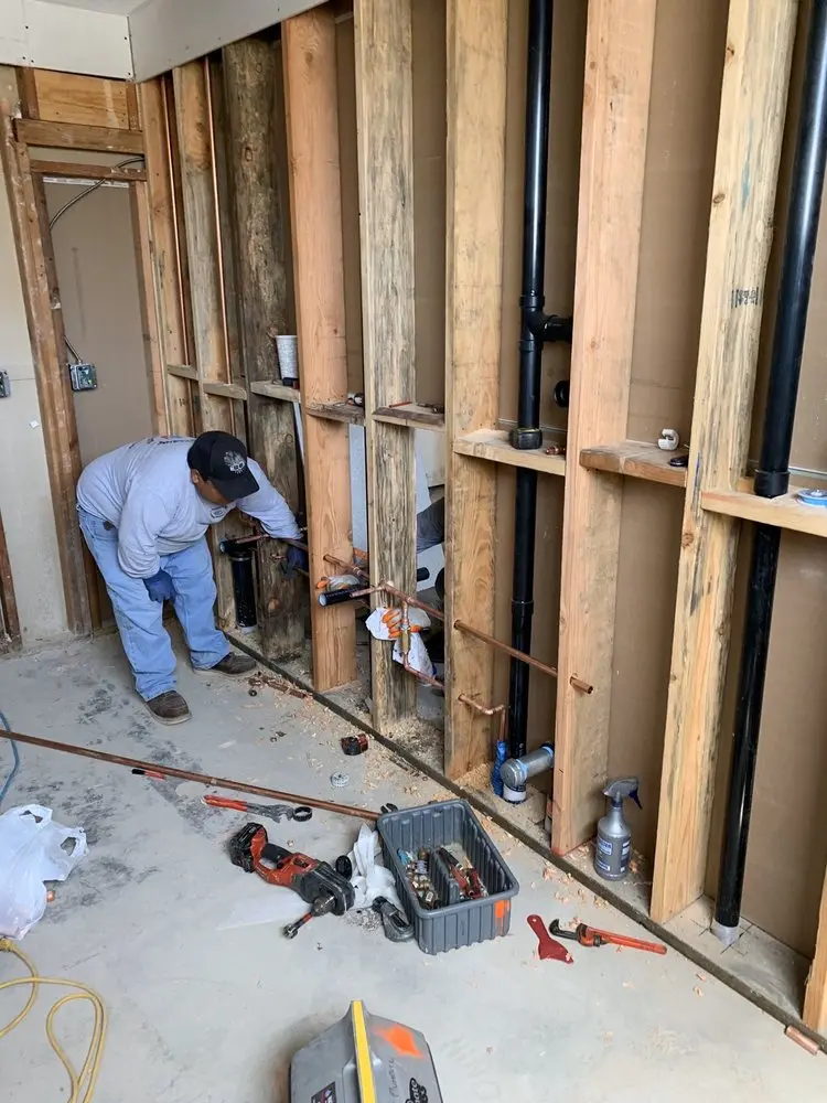 Commercial rough-in plumbing for Water Heater Replacement in Glen Lake